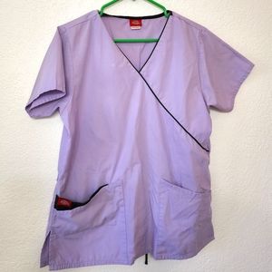 Dickies purple Scrub top